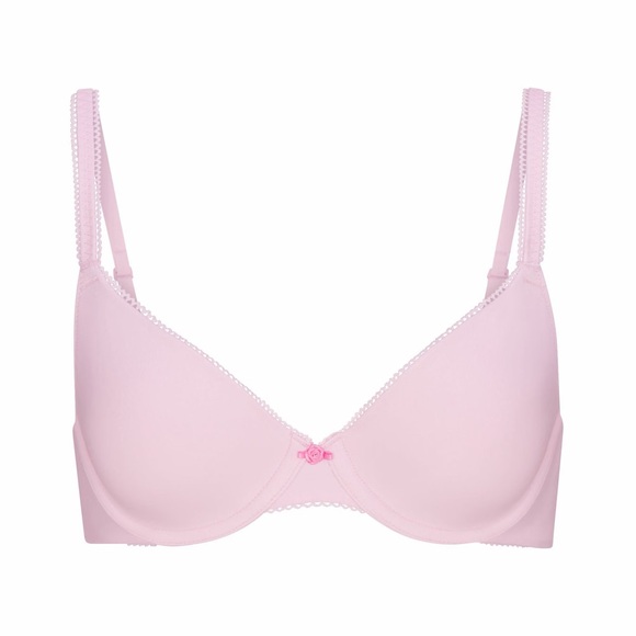 NEW WITH TAGS SKIMS Fits Everybody Picot Push up Bra- color Cherry Blossom (32C) - Picture 2 of 5